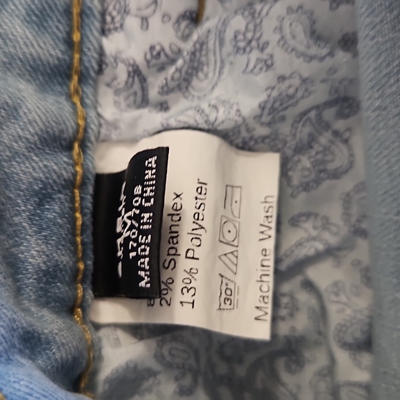 Shein Graphic 1999 Buterfly High Rise Skinny Jeans Size Medium - Picture 4 of 11